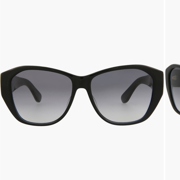 Saint Laurent Glossy Black Sunglasses - Picture 8 of 9
